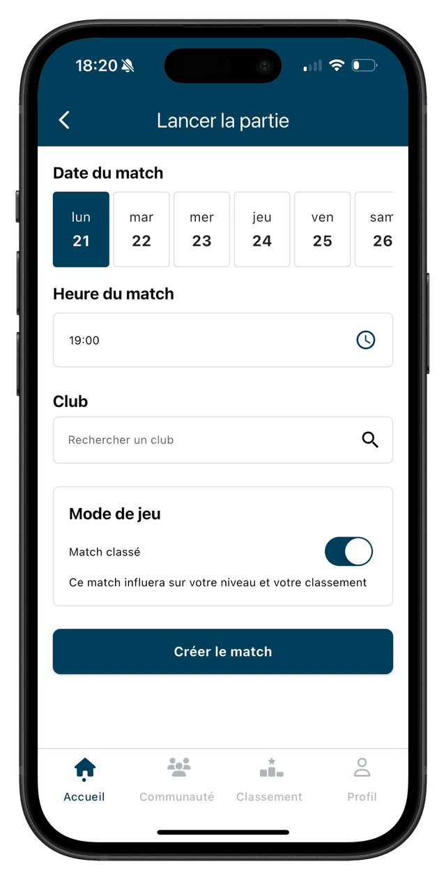 XPadel party screenshot